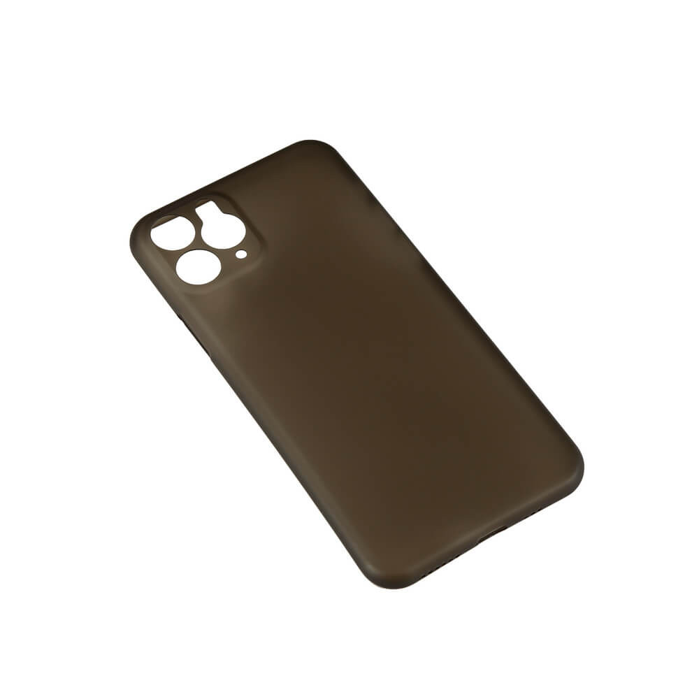 BildeGEAR Mobildeksel Ultraslim Svart Semitransparent iPhone 11 Pro