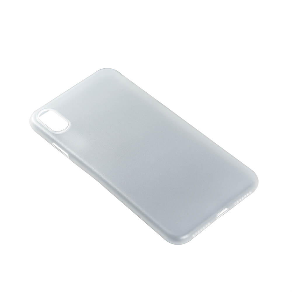 BildeGEAR Mobildeksel Ultraslim Hvit Semitransparent iPhoneX/Xs