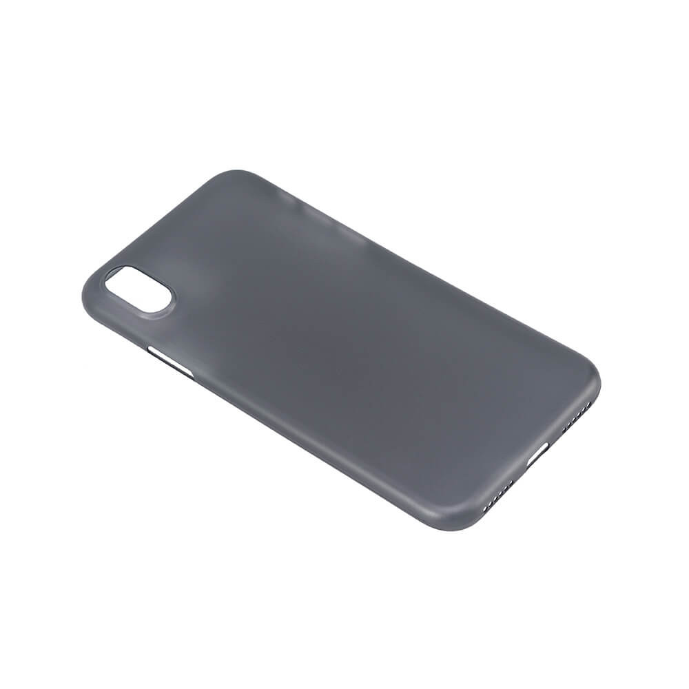 BildeGEAR Mobildeksel Ultraslim Svart Semitransparent iPhoneX/Xs