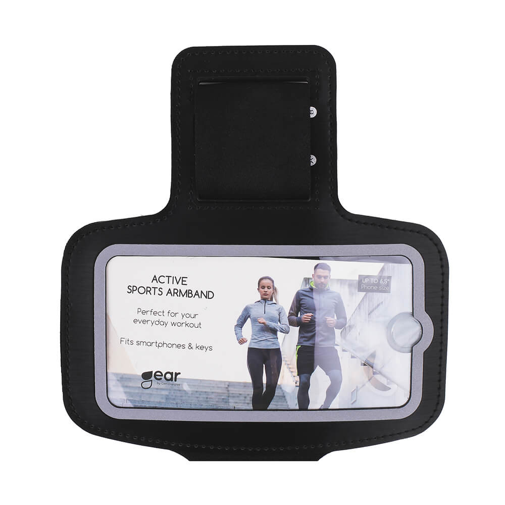 BildeGEAR Sportsarmbånd Universal iPhone6/7/8 Plus Svart