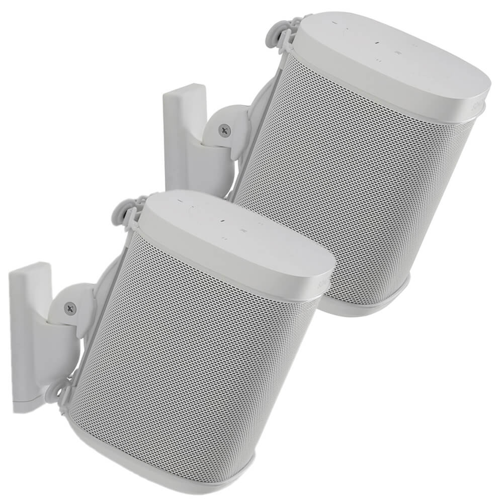 BildeSANUS Wall Mount for Sonos One SL Play:1 Play:3 Pair White