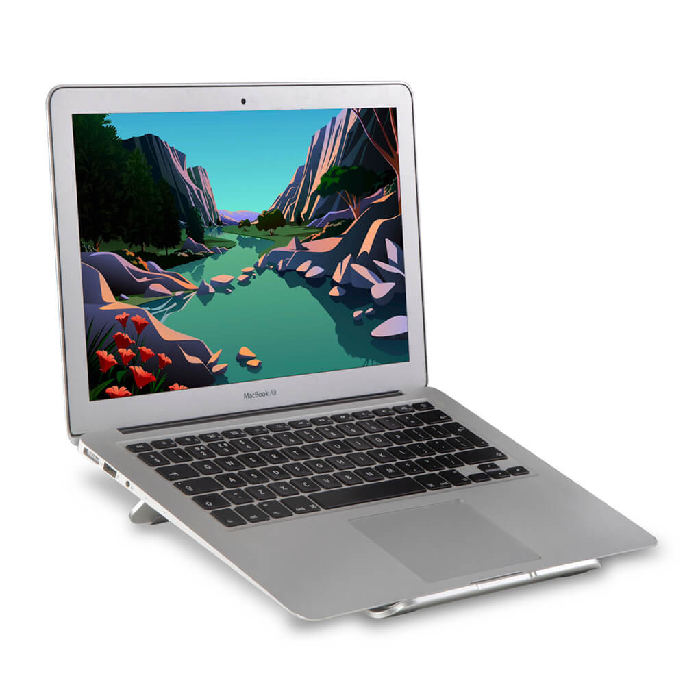 BildeDESIRE2 Portabelt Laptopstativ Silver