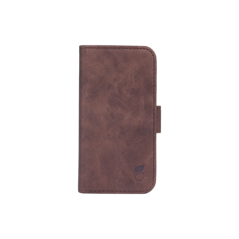 BildeGEAR Lommebokveske Brun Nubuck PU iPhone 12 Mini