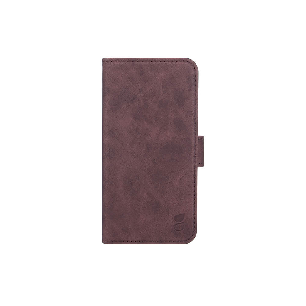 BildeGEAR Lommebokveske Brun Nubuck PU iPhone 12 / 12 Pro