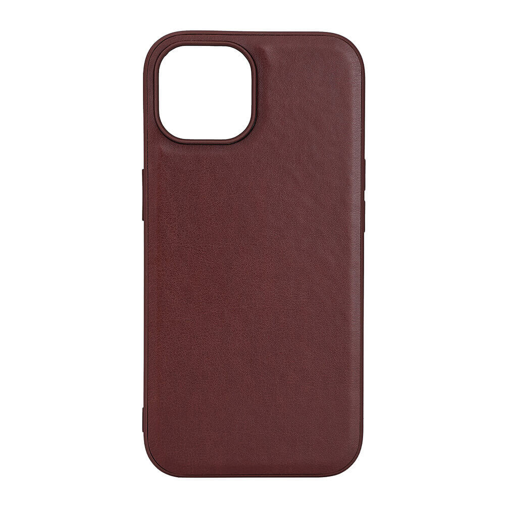 BildeBUFFALO Back cover PU MagSeries iPhone 15 Brown