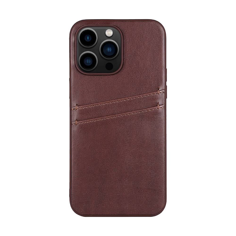 BildeBUFFALO Back cover PU 2 card iPhone 14 Pro Max 6,7" Brown