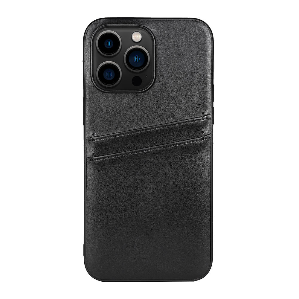 BildeBUFFALO Back cover PU 2 card iPhone 14 Pro Max 6,7" Black