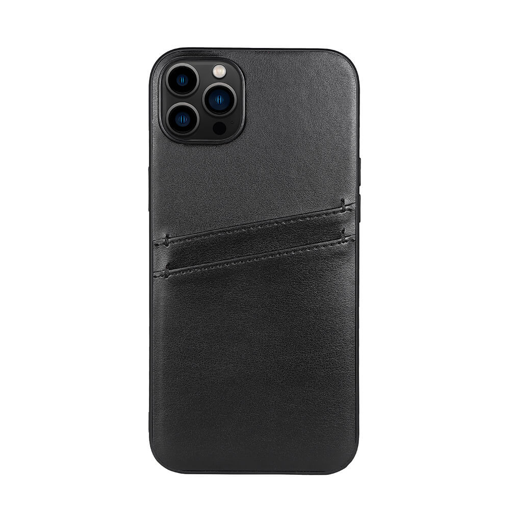 BildeBUFFALO Back cover PU 2 card iPhone 14 Plus 6,7" Black