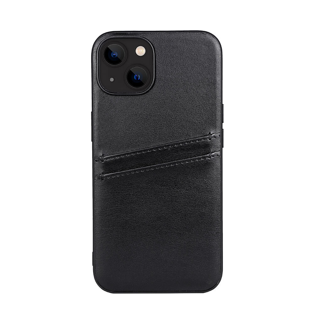 BildeBUFFALO Back cover PU 2 card iPhone 13 / 14 6,1" Black