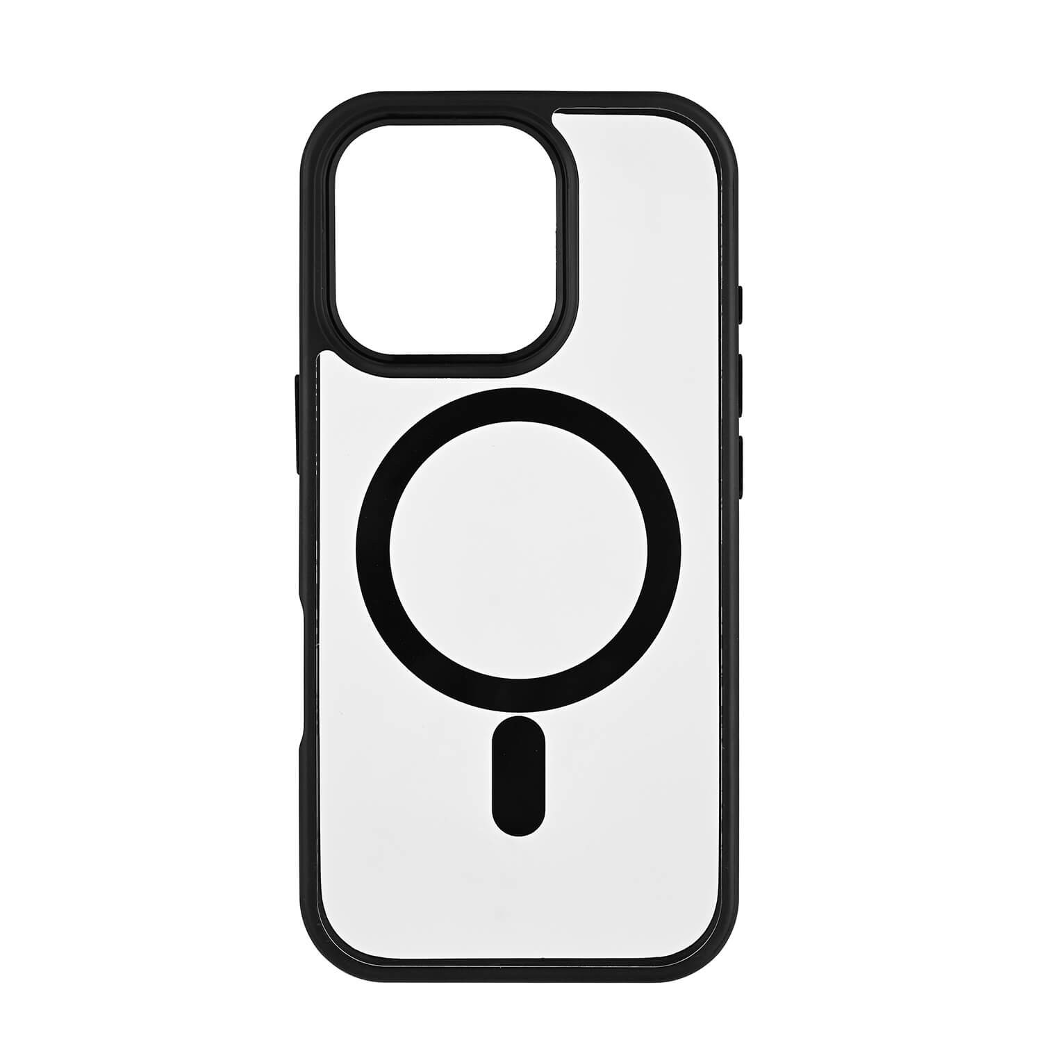 BildeONSALA Back Bumper Clear Case MagSerie iPhone 16 Pro Clear Case Black