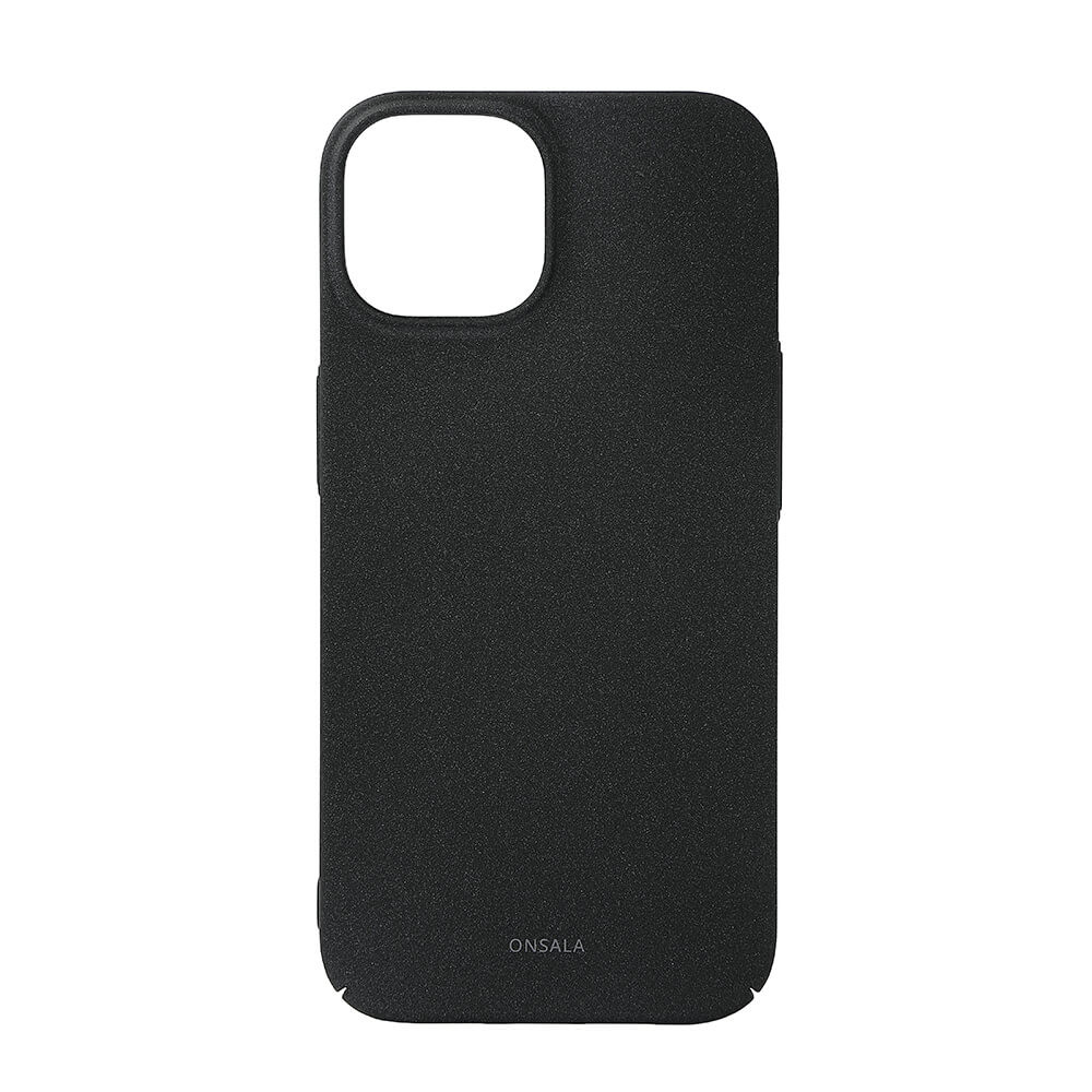 BildeONSALA Backcover Thin Sand Burst iPhone 15 Black
