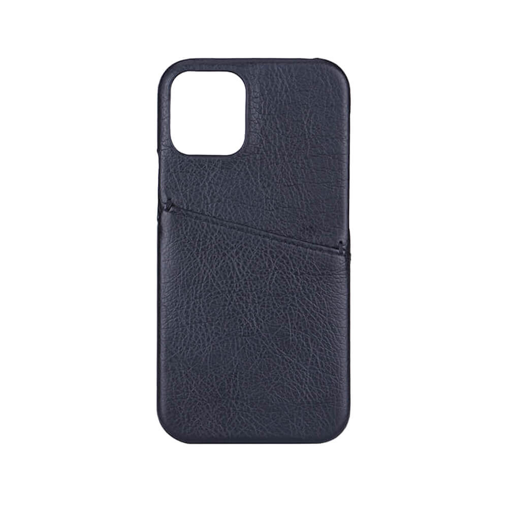BildeONSALA Mobildeksel Svart med Kortlomme iPhone 12 Mini