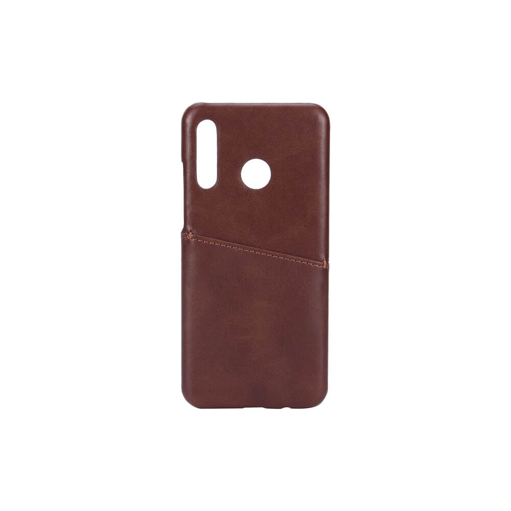 BildeONSALA Mobildeksel Brun med Kortlomme Huawei P30 Lite