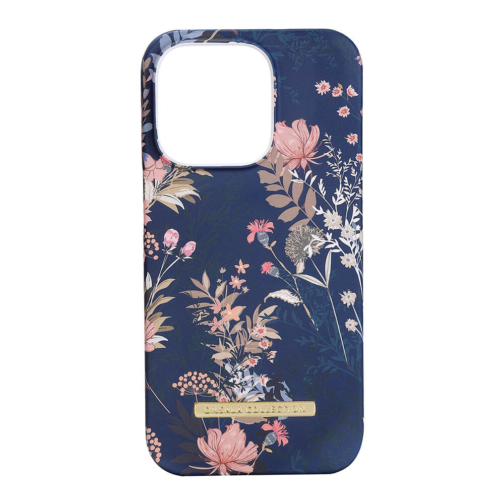 BildeONSALA COLLECTION Backcover Soft iPhone 14 Pro 6,1" Dark Flower