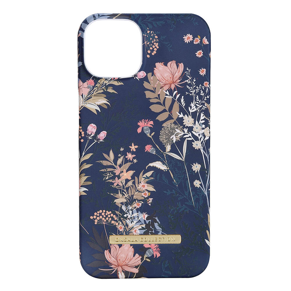 BildeONSALA COLLECTION Backcover Soft iPhone 13 / 14 6,1" Dark Flower