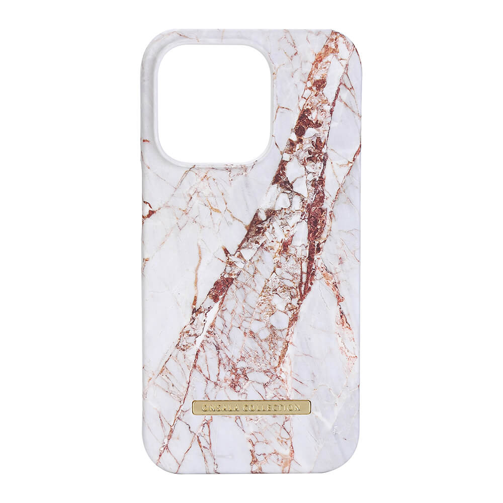 BildeONSALA COLLECTION Backcover Soft iPhone 14 Pro 6,1" White Rhino Marble