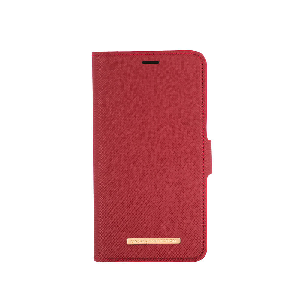 BildeONSALA COLLECTION Lommebokveske Saffiano Red iPhone 12 Mini