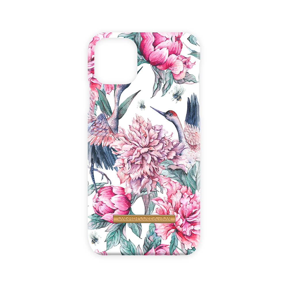 BildeONSALA COLLECTION Mobildeksel Soft Pink Crane iPhone 11 Pro Max
