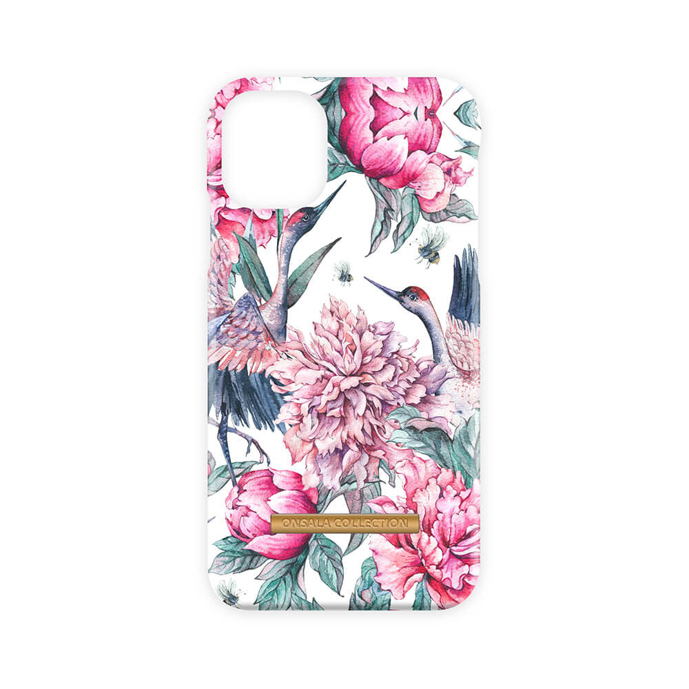 BildeONSALA COLLECTION Mobildeksel Soft Pink Crane iPhone 11