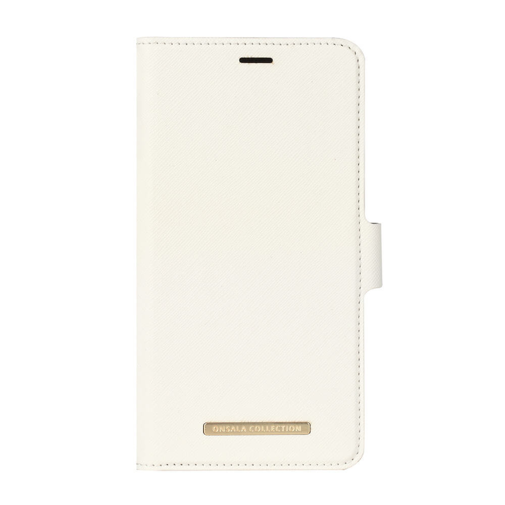 BildeONSALA COLLECTION Lommebokveske Saffiano White iPhoneXs Max