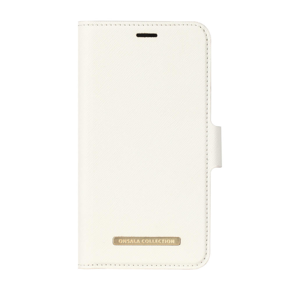 BildeONSALA COLLECTION Lommebokveske Saffiano White iPhoneX/Xs