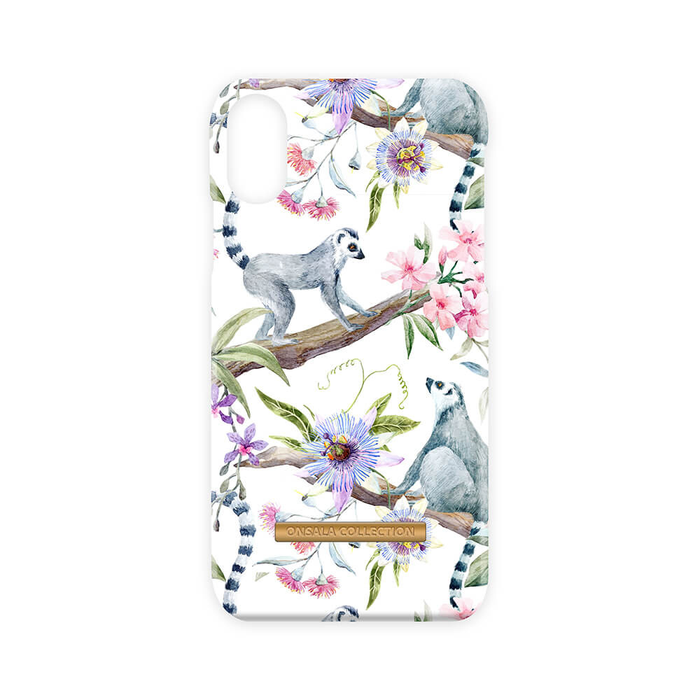 BildeONSALA COLLECTION Mobildeksel Soft Lemur Cuties iPhoneXR