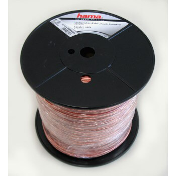 HAMA Høyttalerkabel 2x1,5 tran