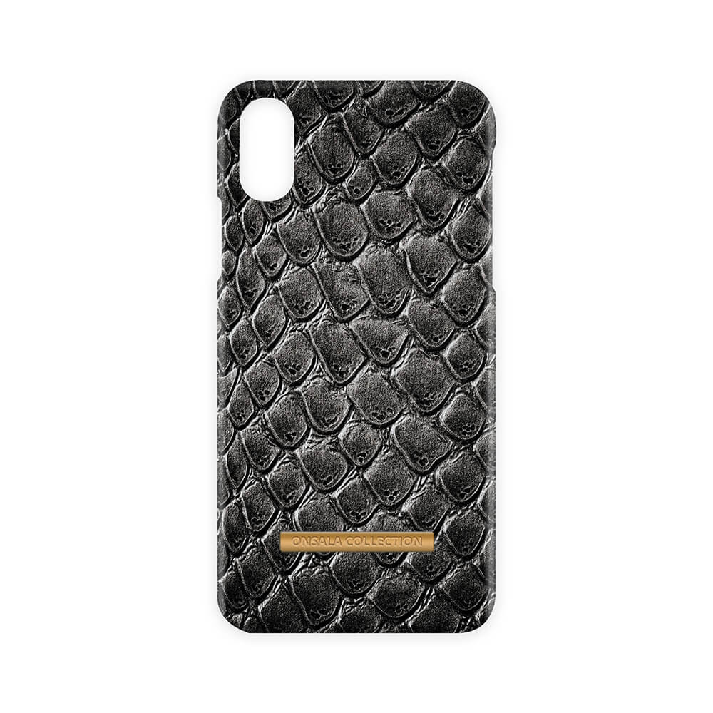 BildeONSALA COLLECTION Mobildeksel Soft Black Cobra iPhoneX/Xs