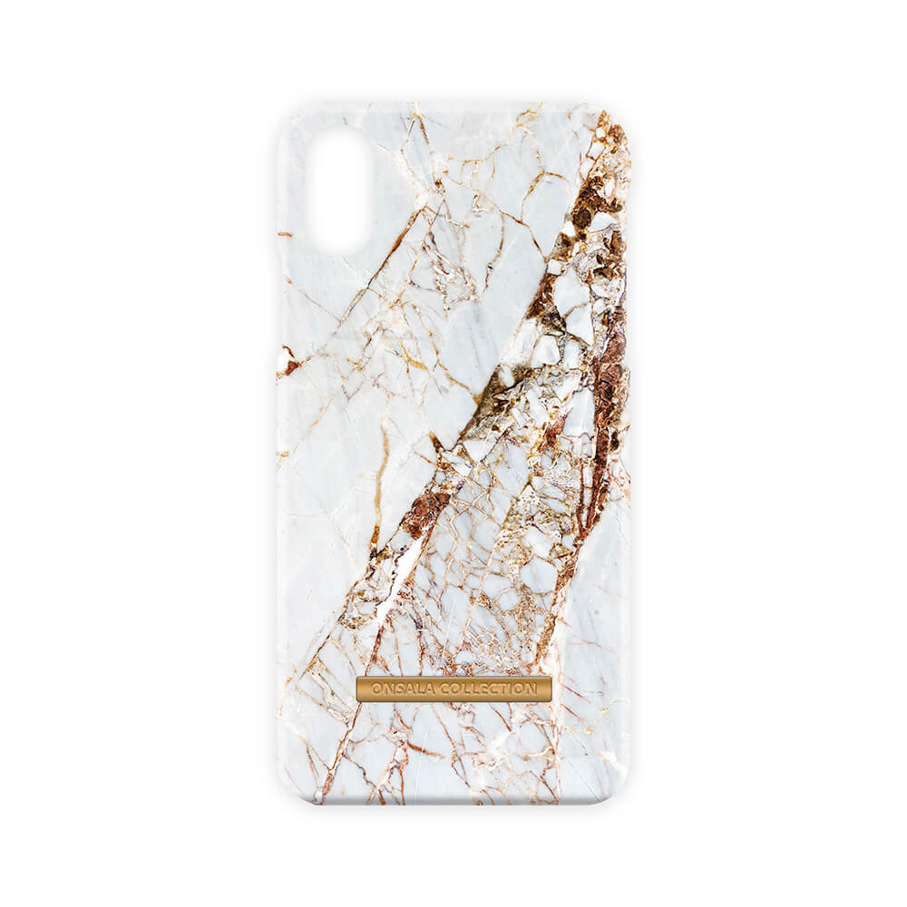 BildeONSALA COLLECTION Mobildeksel Soft White Rhino Marble iPhoneX/Xs