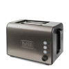 BLACK+DECKER Brødrister 2-Slice Brushed