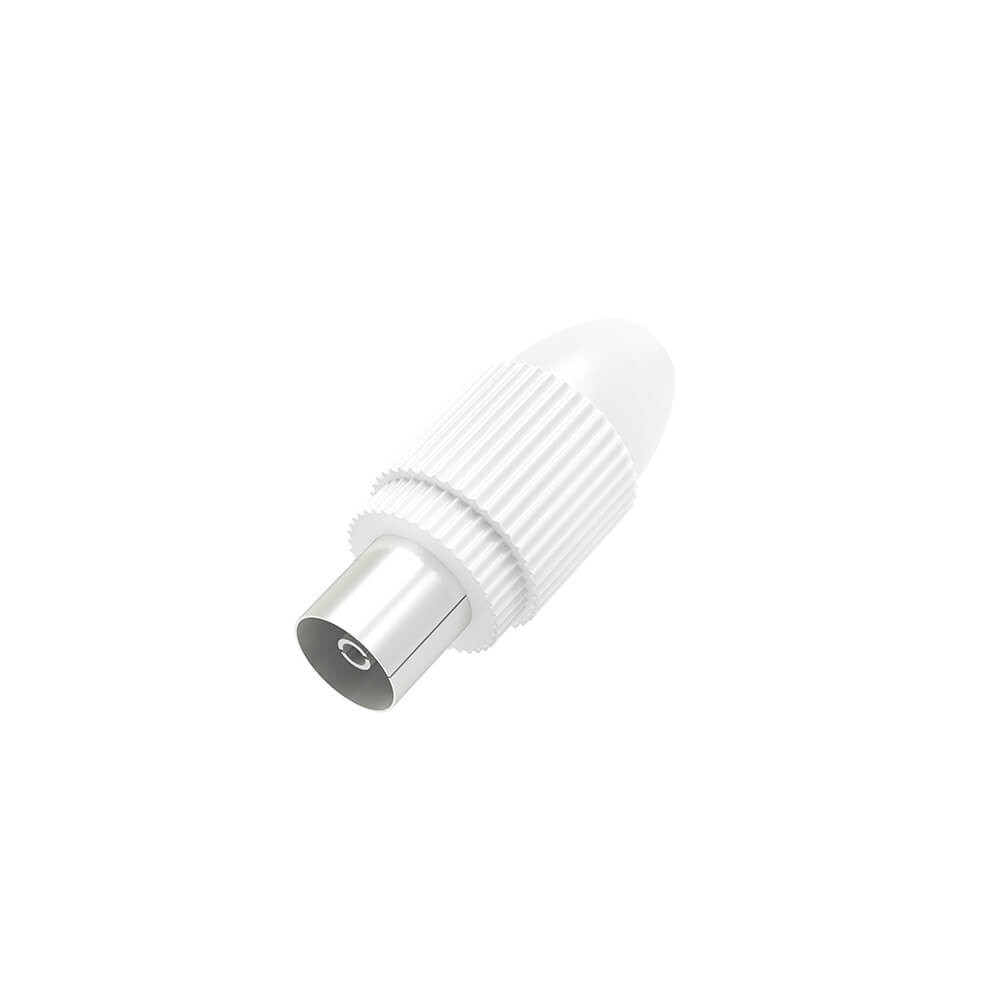 BildeHAMA Antenna Socket Coax White