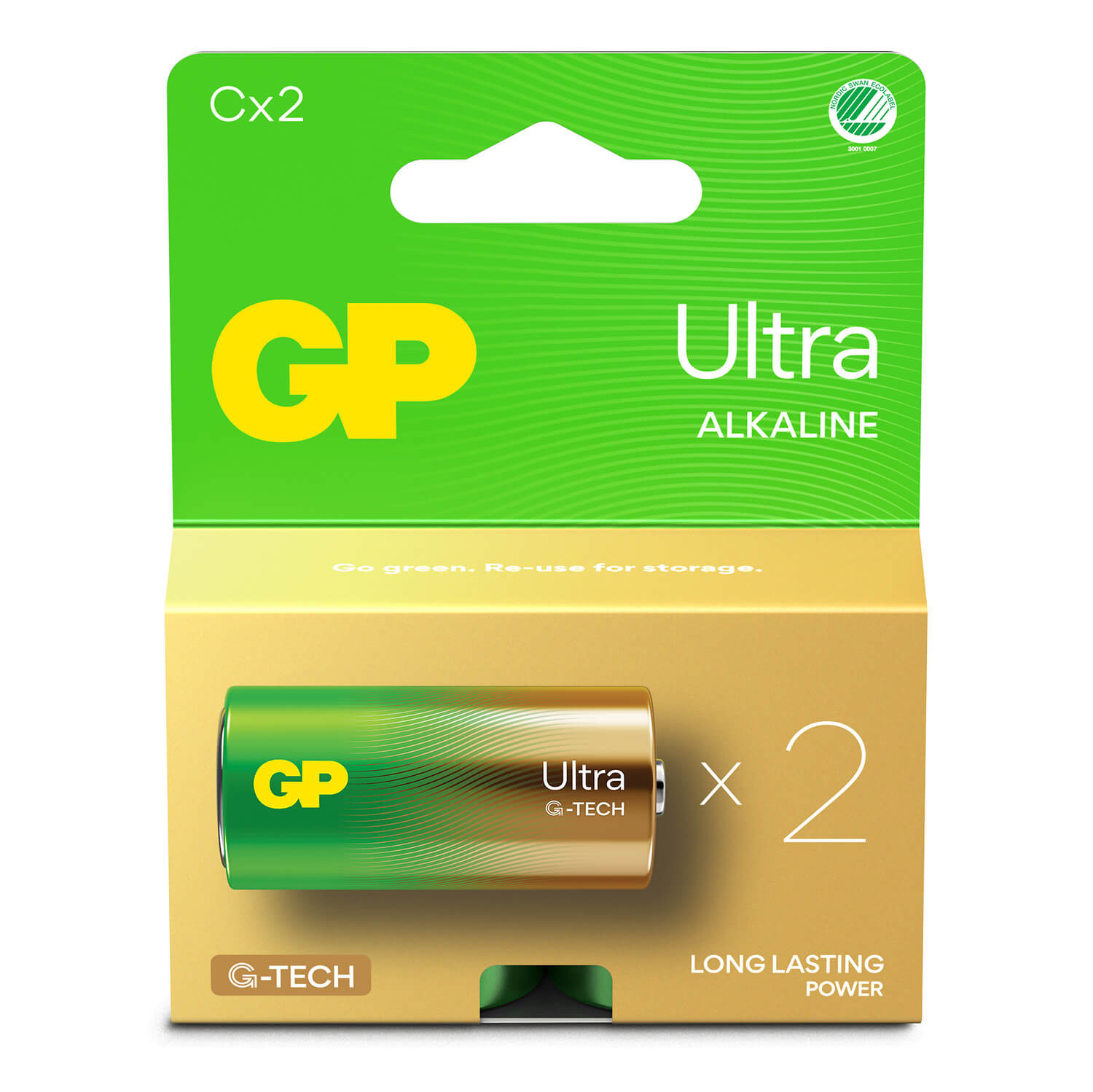 BildeGP Ultra Alkaline battery C LR14 2-pack