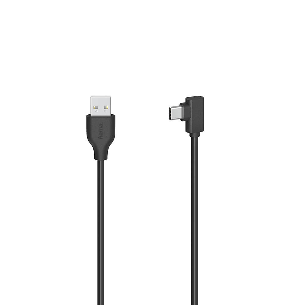 BildeHAMA Cable USB-C to USB-A USB 2.0 480 Mbit/s Black 0.75m