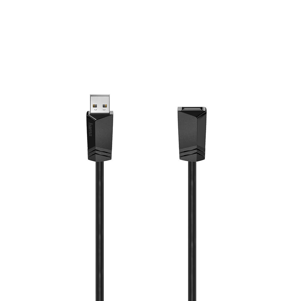 BildeHAMA Cable USB 2.0 Extension 480 Mbit/s 0.75m Black