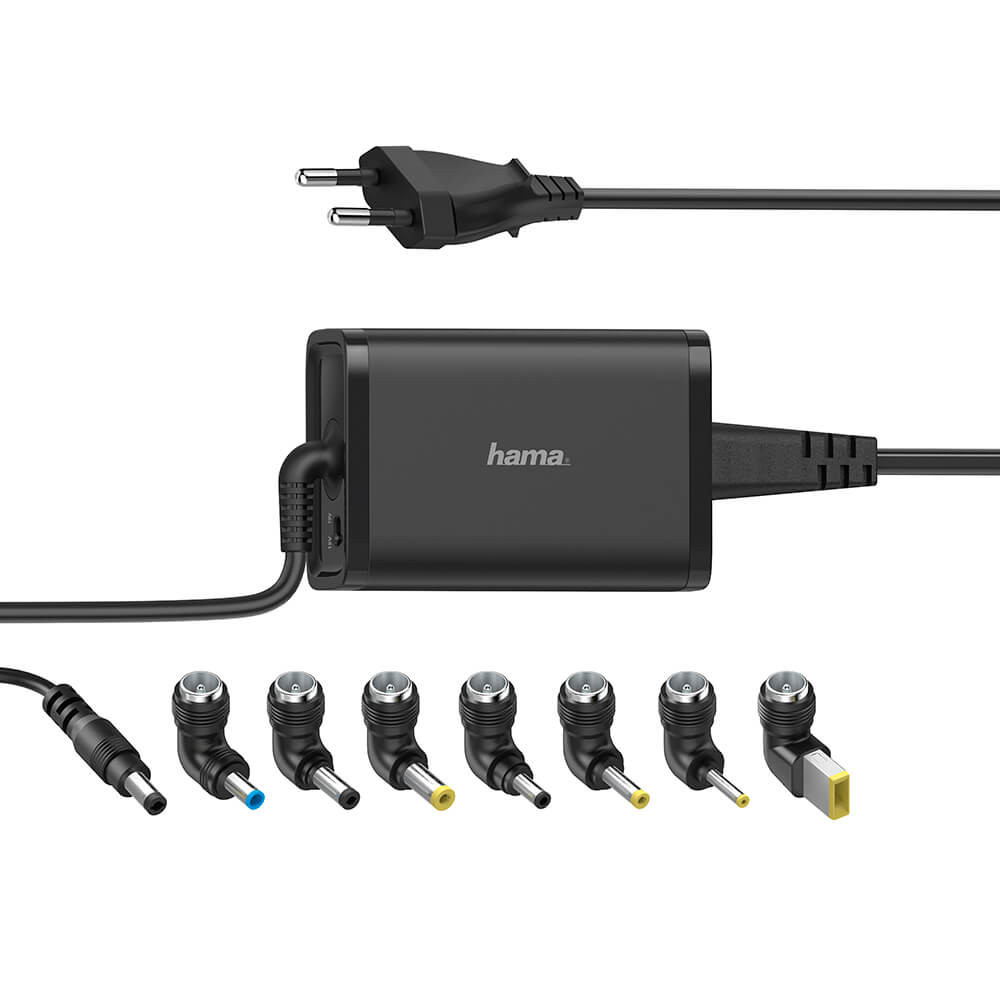 BildeHAMA Strømforsyning Universal 100-240V 15-19V/65W 8x Adapter