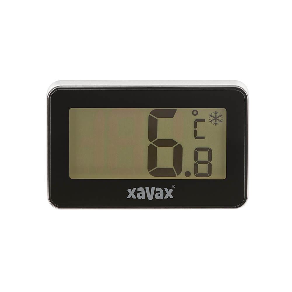 BildeXAVAX Thermometer Digital for Refrigerator Freezer Black