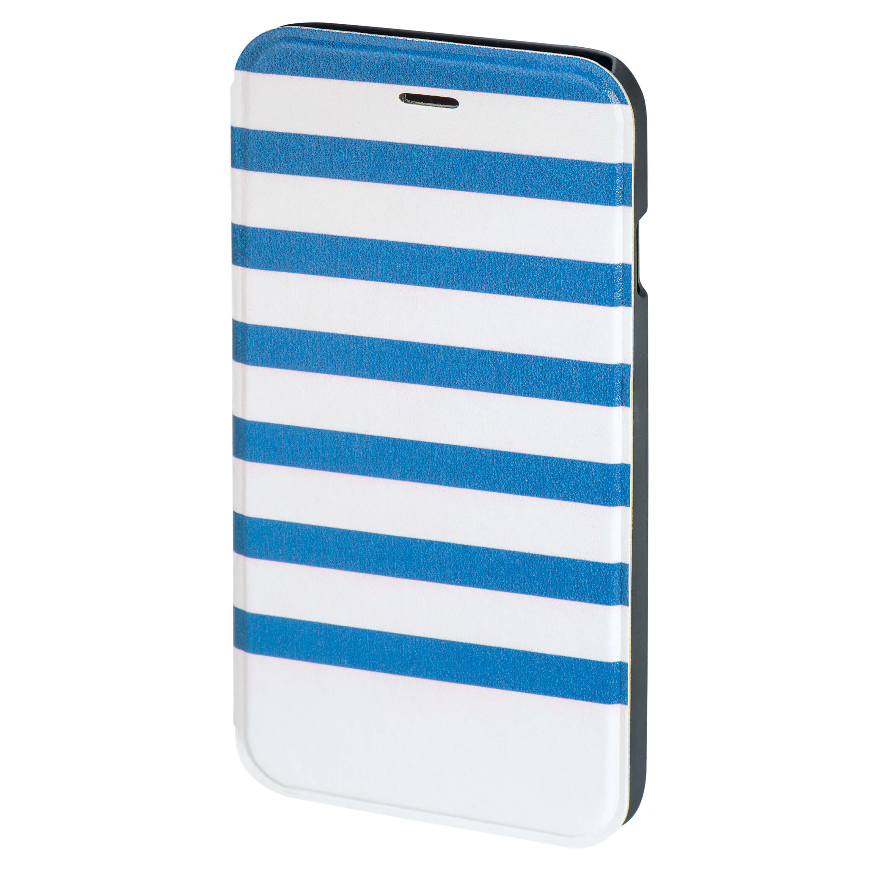 BildeHAMA Lommebokveske DesignLine iPhone6/6S Stripe Blå/Hvit