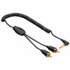 HAMA audiokabel 3,5mm-2xRCA 0,75m vinkle...