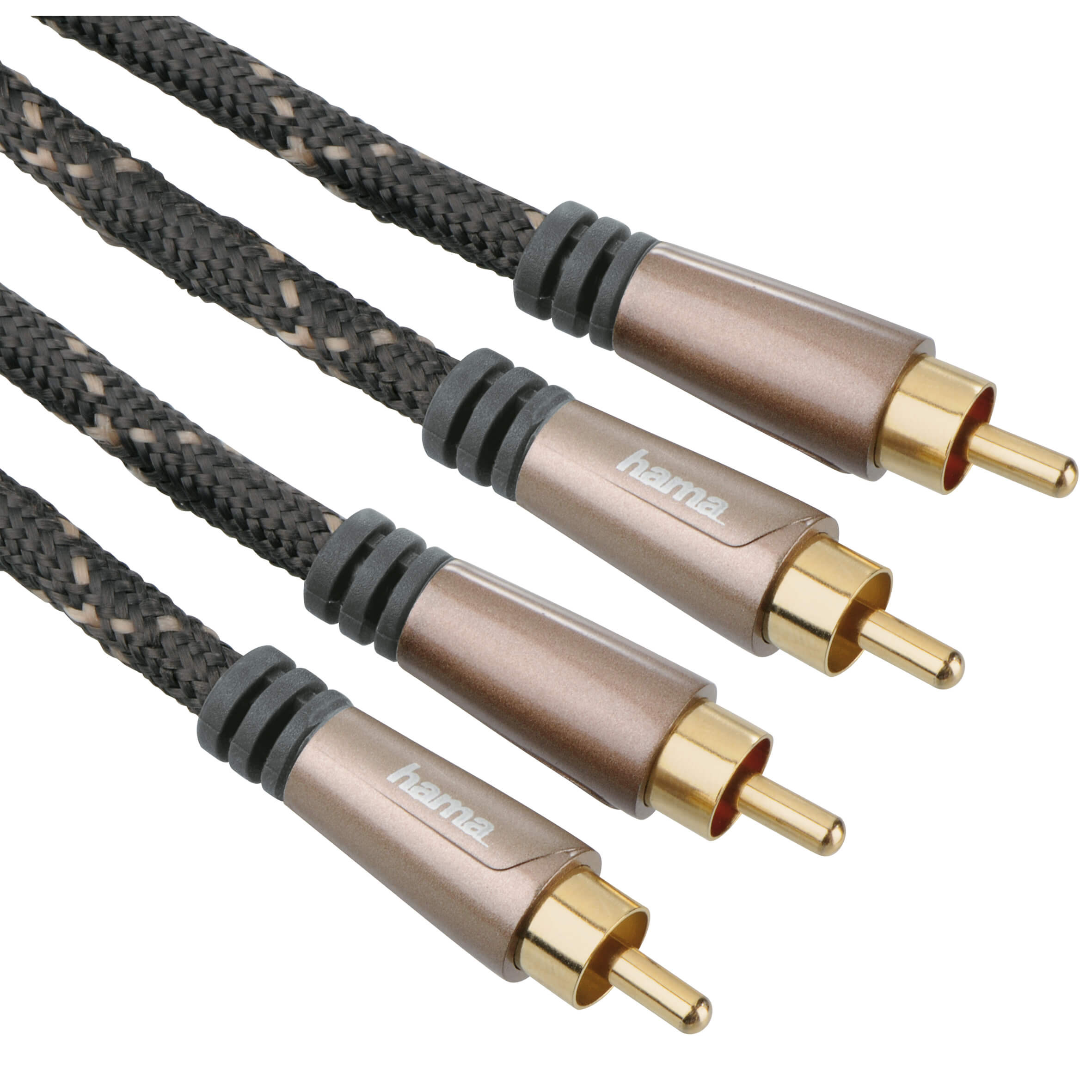 BildeHAMA audiokabel 2xRCA-2xRCA Gull 1.5m