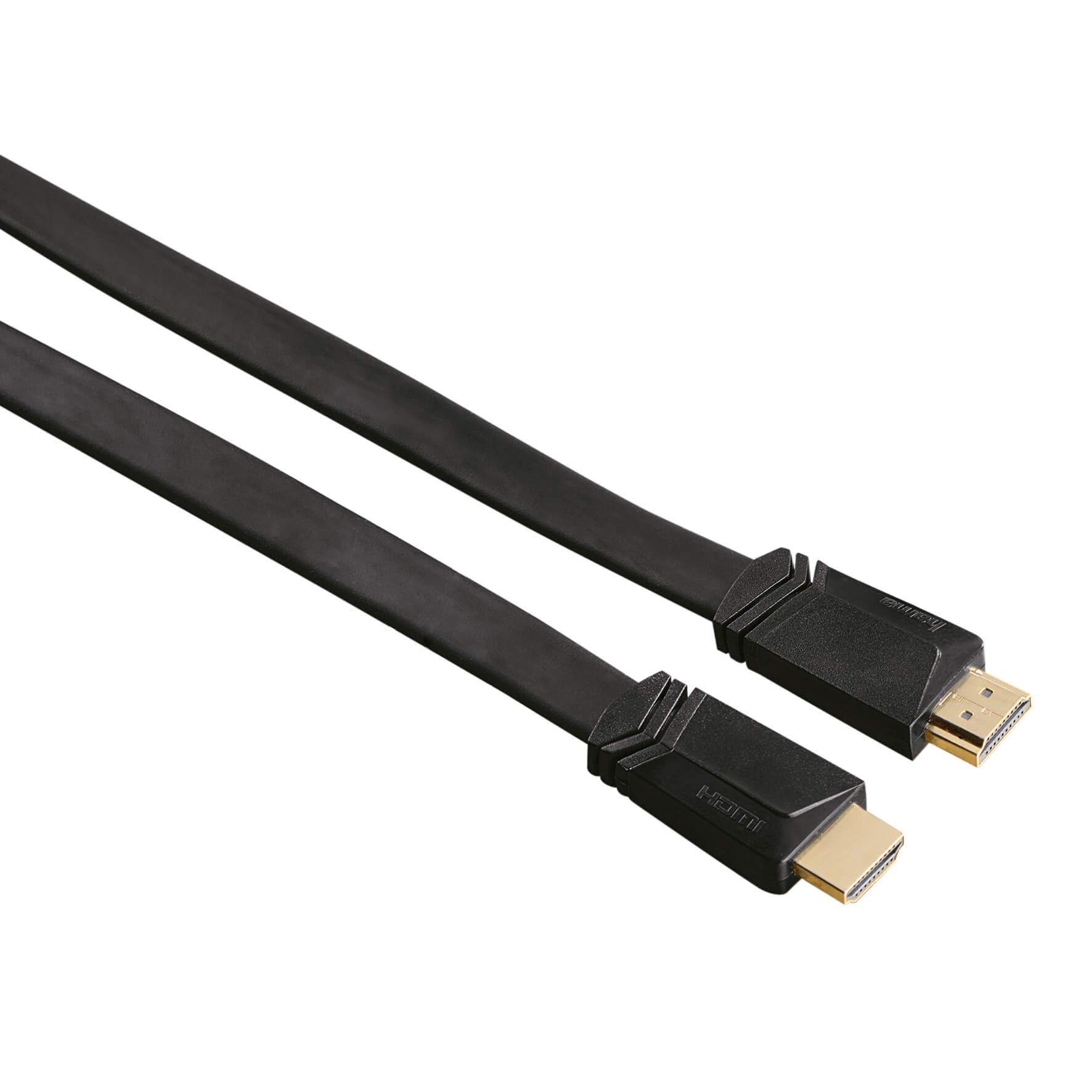BildeHAMA HDMI kabel ethernet 3m svart flat TL