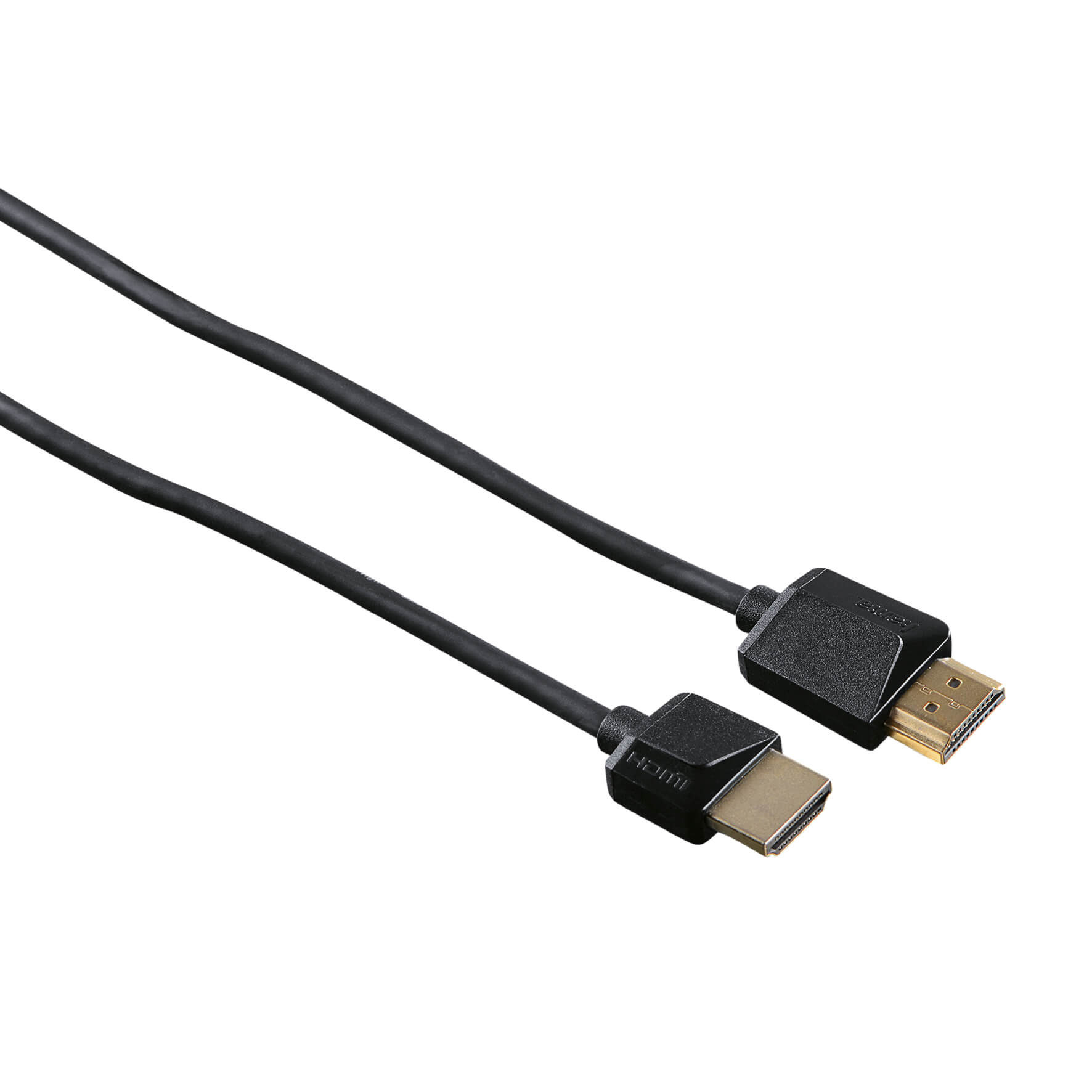 BildeHAMA HDMI kabel ethernet 3m svart Flexislim TL