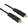 HAMA HDMI kabel ethernet 3m Svart Rotera...