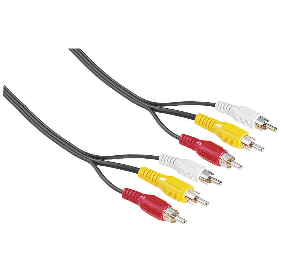 BildeKabel 3xRCA-3xRCA 2m 3xHane-3xHane