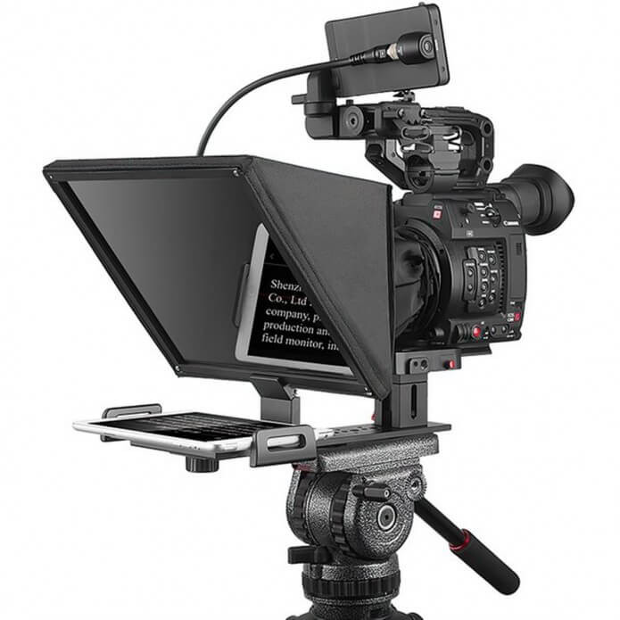 BildeDESVIEW Teleprompter Foldable, Smartphone, Tablet, DSLR