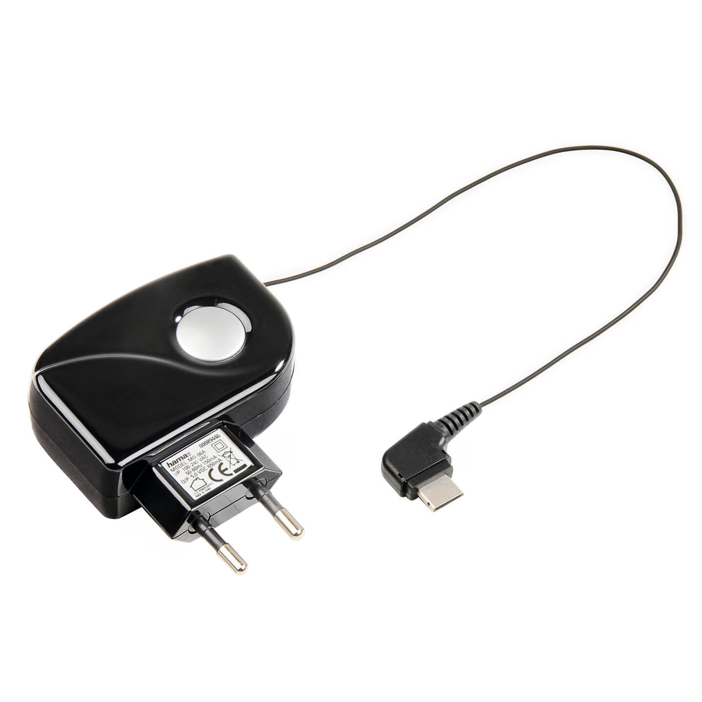 BildeHAMA Laddare 220V MicroUSB Rollup Svart