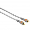 HAMA Kabel RCA - RCA Guld 1,5m Grå Hane-...