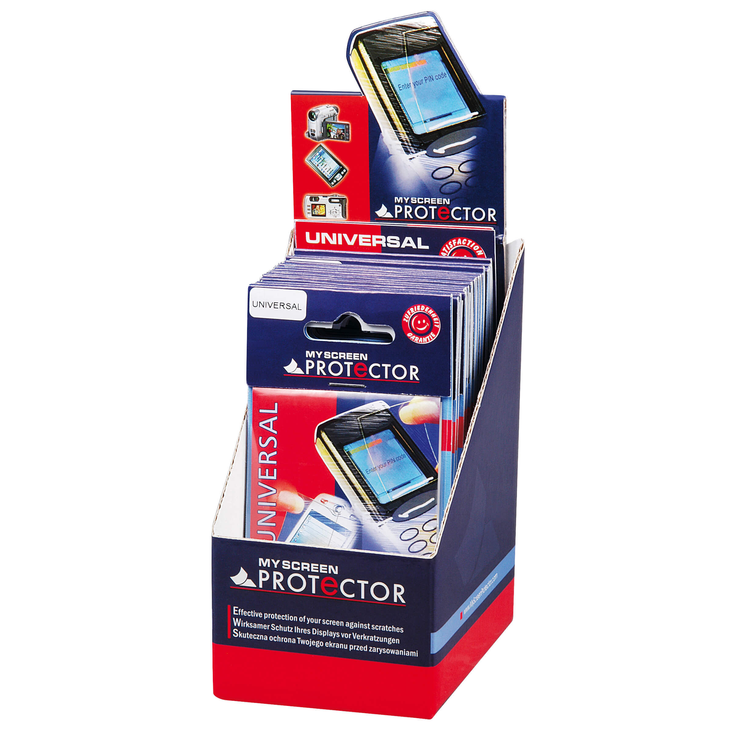 BildeHAMA skjermbeskyttelse mobil universal 25-pack display
