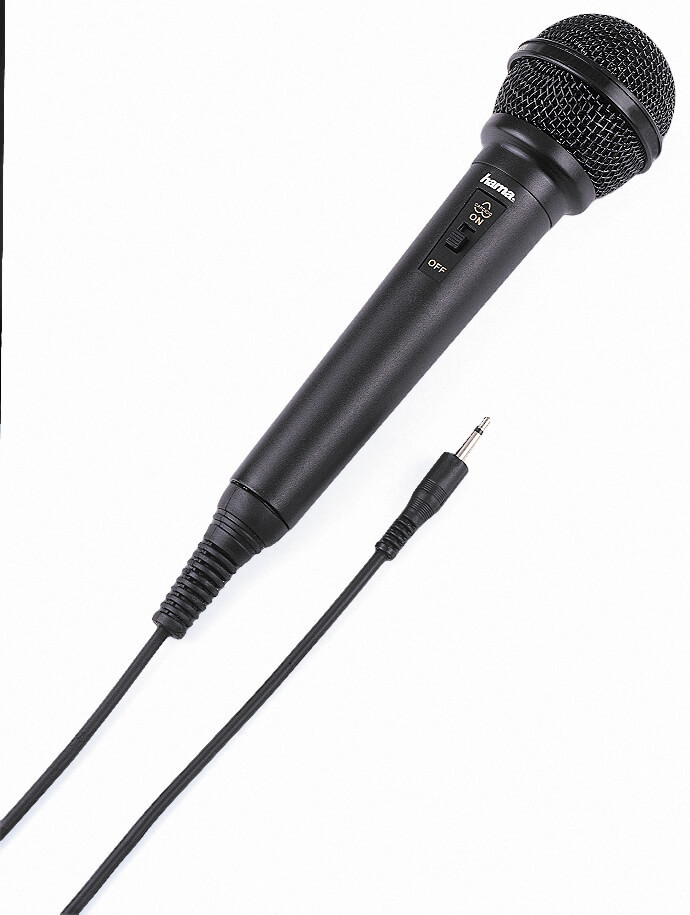 BildeHAMA Microphone Dynamic DM20 Mono Black