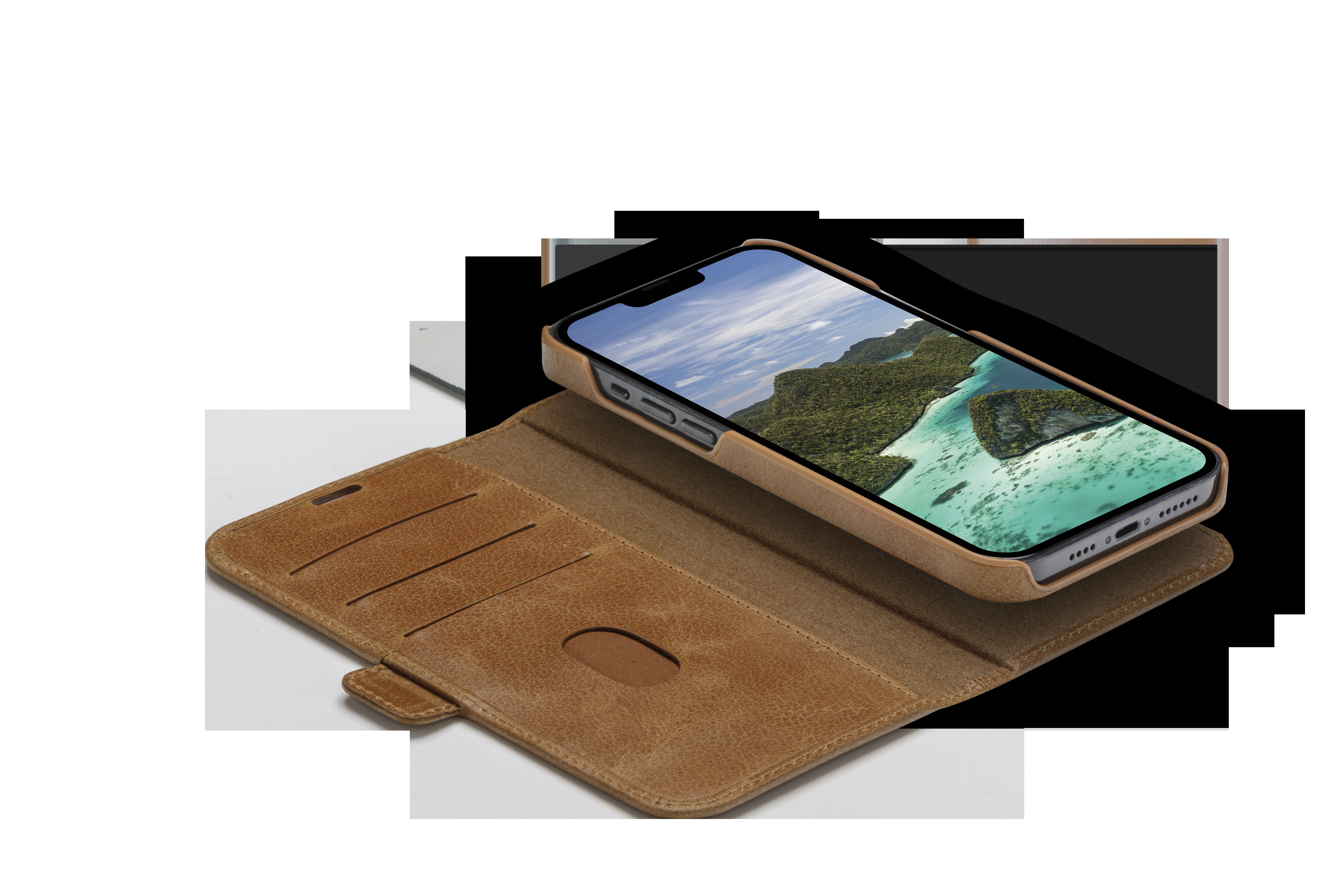 Lynge iPhone 14 Plus, Tan