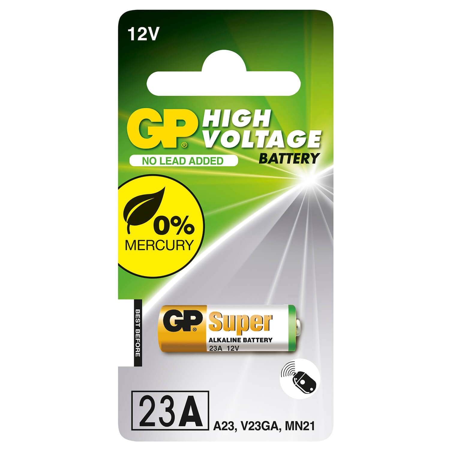 BildeGP Alkaline Battery LRVO8/23A/MN21 (12V) 1-pack